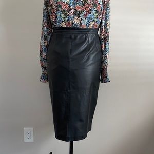 Genuine leather 90’s Era skirt
